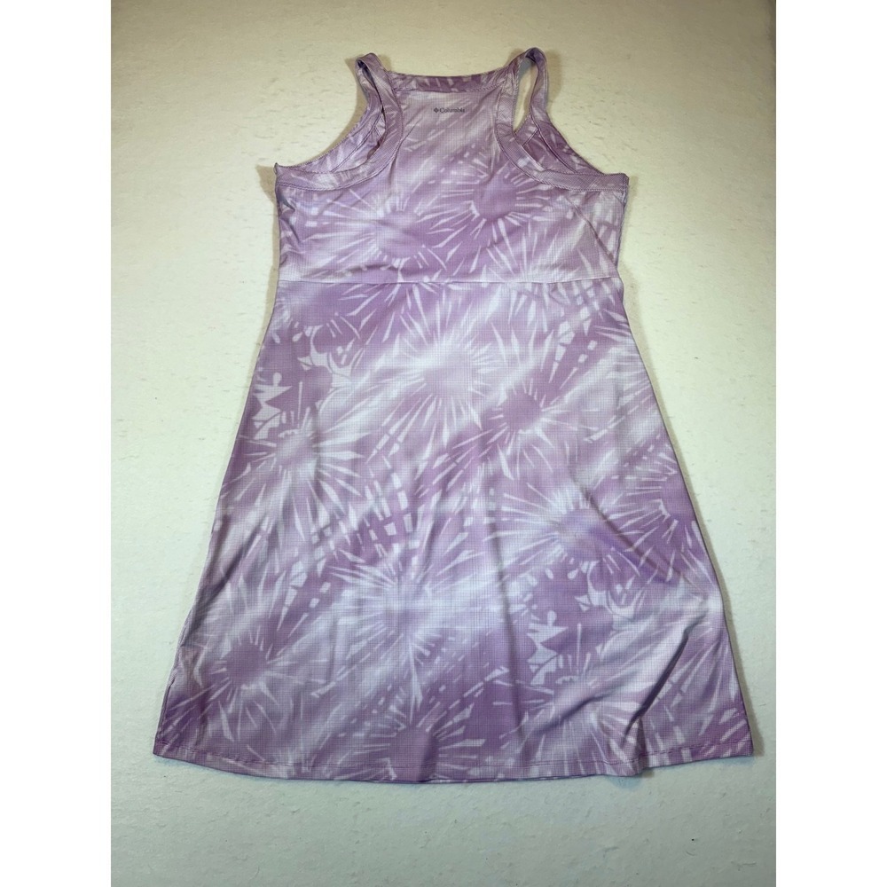 Columbia Women's Purple Tie Dye Athletic Dress XL Tennis Golf Activewear - Picture 2 of 3